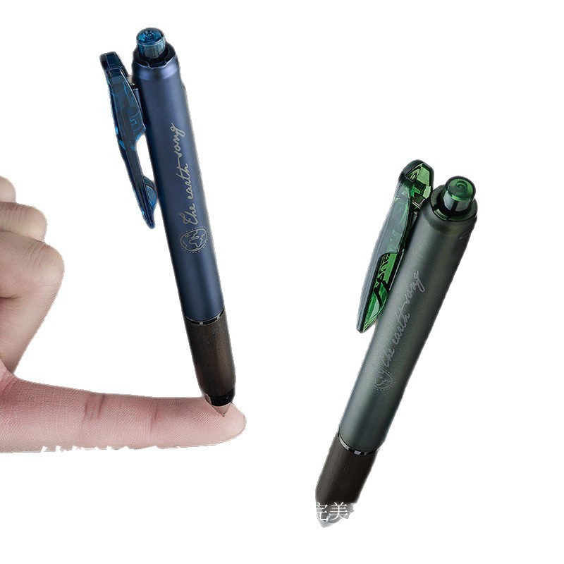 TZE-15 Song of Earth ปากกาเจล Black Oak ทองแดงบริสุทธิ์ Low Center of Gravity นักเรียนสอบ Quick-Drying 0.5 มม. VICB