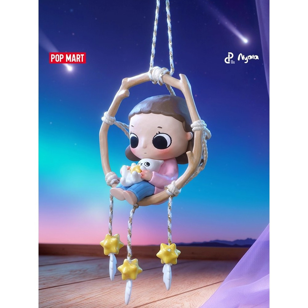 POPMART Bubble Mates Nyota You and I Are Whole Stars Series Figure Blind Box Decorative Item