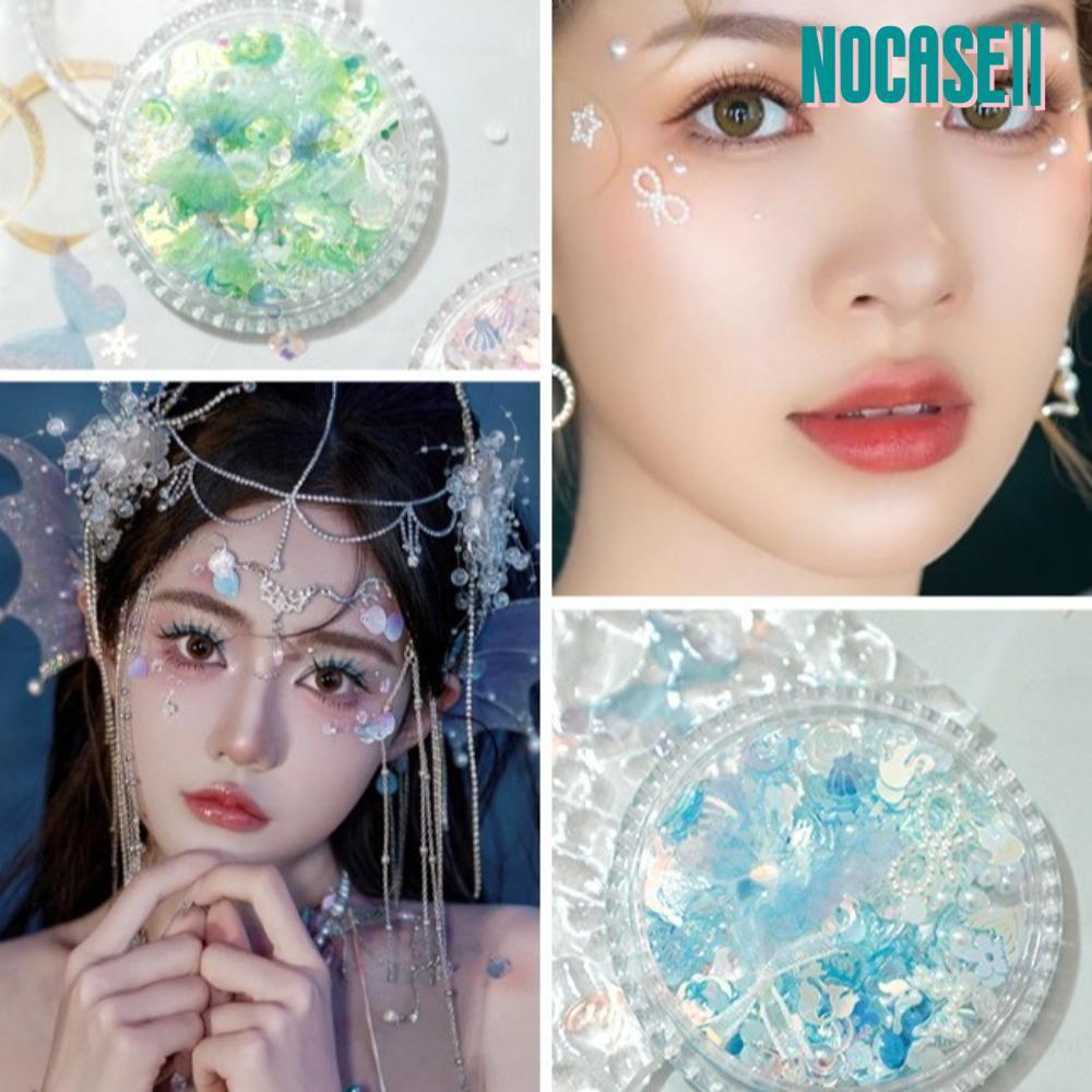 โนเคส แพทช์แต่งหน้าเจ้าสาว, ไข่มุก ทําเอง ตกแต่งใบหน้าแต่งหน้าสติกเกอร์ใบหน้า,เพชรที่มีสีสันผีเสื้อตาแต่งหน้าสติกเกอร์สําหรับใบหน้าแต่งหน