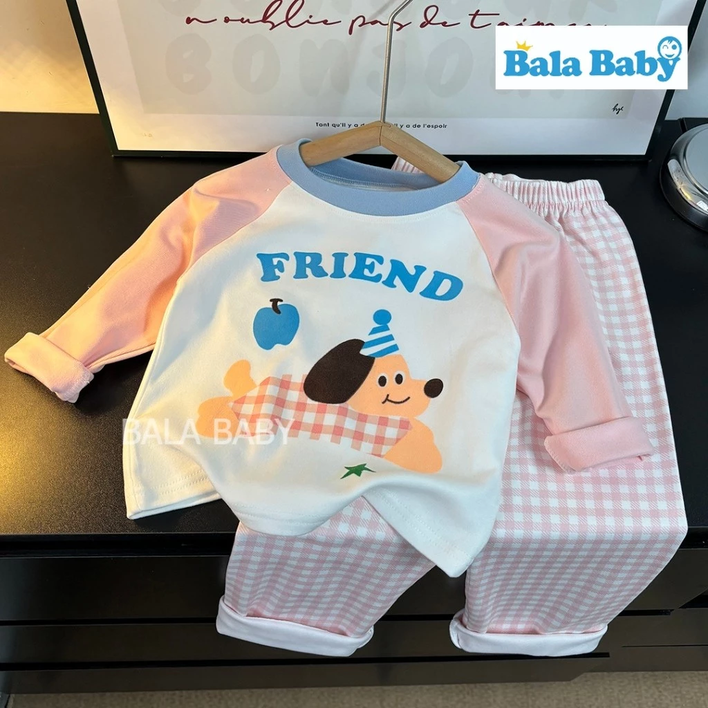 ชุดลำลองเด็ก เสื้อแขนยาว+กางเกงขายาว ชุดแฟชั่นเด็ก Size80-120cm CXT10 thumbnail 6