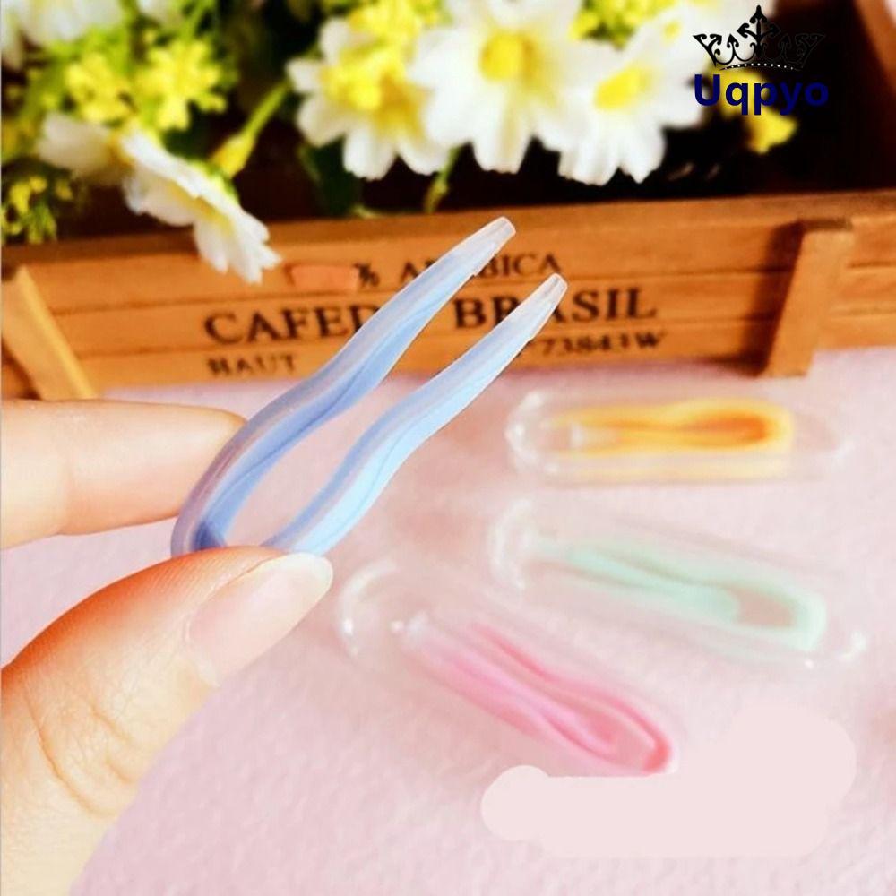 UQPYO 1PC ที่ใส่คอนแทคเลนส์, ถนอมสายตาสีทึบคอนแทคเลนส์, Mini สวมใส่เครื่องมือคลิป Stick แหนบผู้หญิงผ