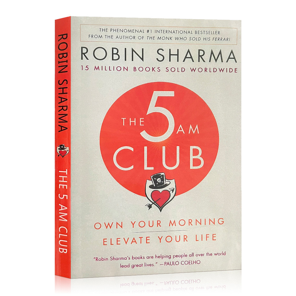 หนังสือภาษาอังกฤษ The 5AM Club: วิธีตอนเช้ายกระดับชีวิตของคุณโดย Robin Sharma Time Management