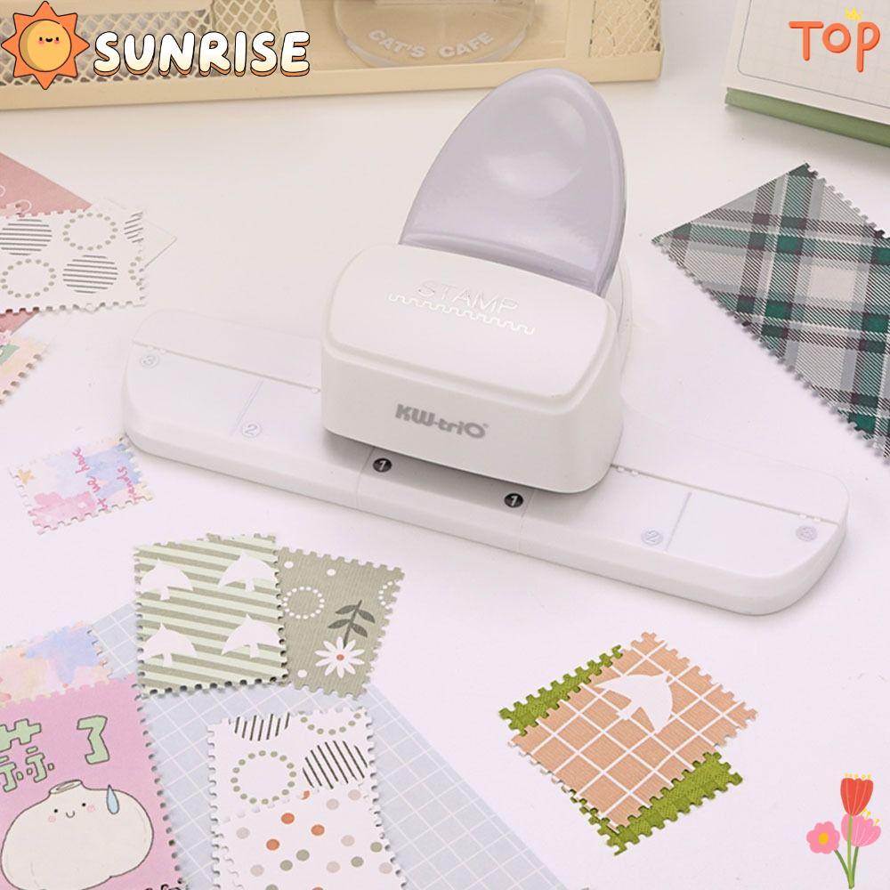 เครื่องเจาะลายพระอาทิตย์ขึ้น,สมุดจดบันทึกเครื่องมือลายนูนลูกไม้แสตมป์ ทําเอง,เครื่องเจาะลายนูนทํามือตกแต่ง