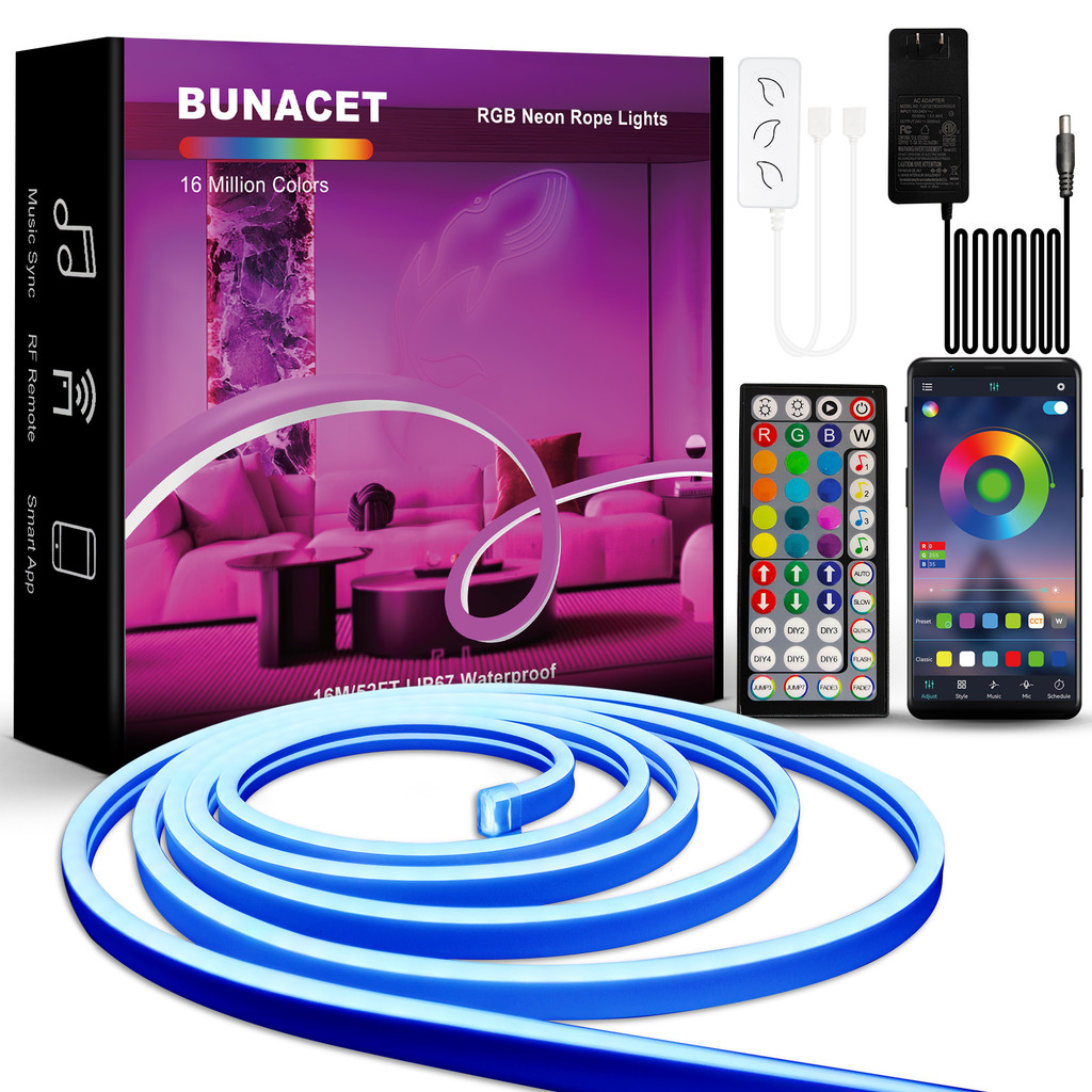 Smart App LED Strip Lights SMD 5050 RGB APP Remote Control Flexible Diode Lamp Tape TV Backlights Ga