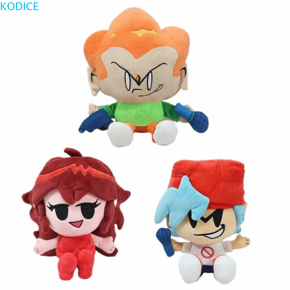 KODICE FNF Nene ของเล่นตุ๊กตา,การ์ตูน Pico Darnell ของเล่นตุ๊กตา, Kawaii ตุ๊กตาสัตว์น่ารักอะนิเมะอะน