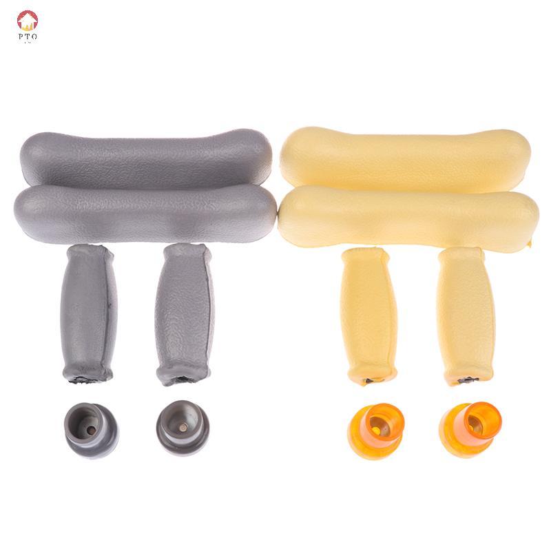 [pto] 6 ชิ้น/เซ็ต Axillary Crutch อุปกรณ์เสริมชุดแผ่นเปลี่ยนยางกันลื่นเบาะใต้วงแขนอุปกรณ์เสริมแผ่นรอ