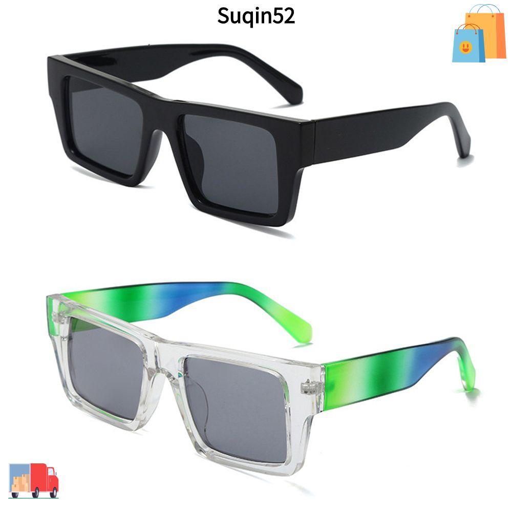 SUQIN52 Sun Glasses แว่นตาผู้หญิงและผู้ชาย Y2K Shades