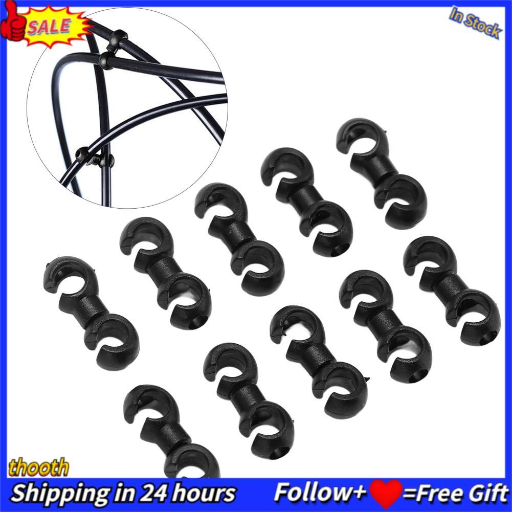 Thooth Thooth Alomejor จักรยานเบรค Cabs LOOP คลิป Light HUB สำหรับพวงมาลัยแบบยืดหยุ่น 10 Pcs Handcuf