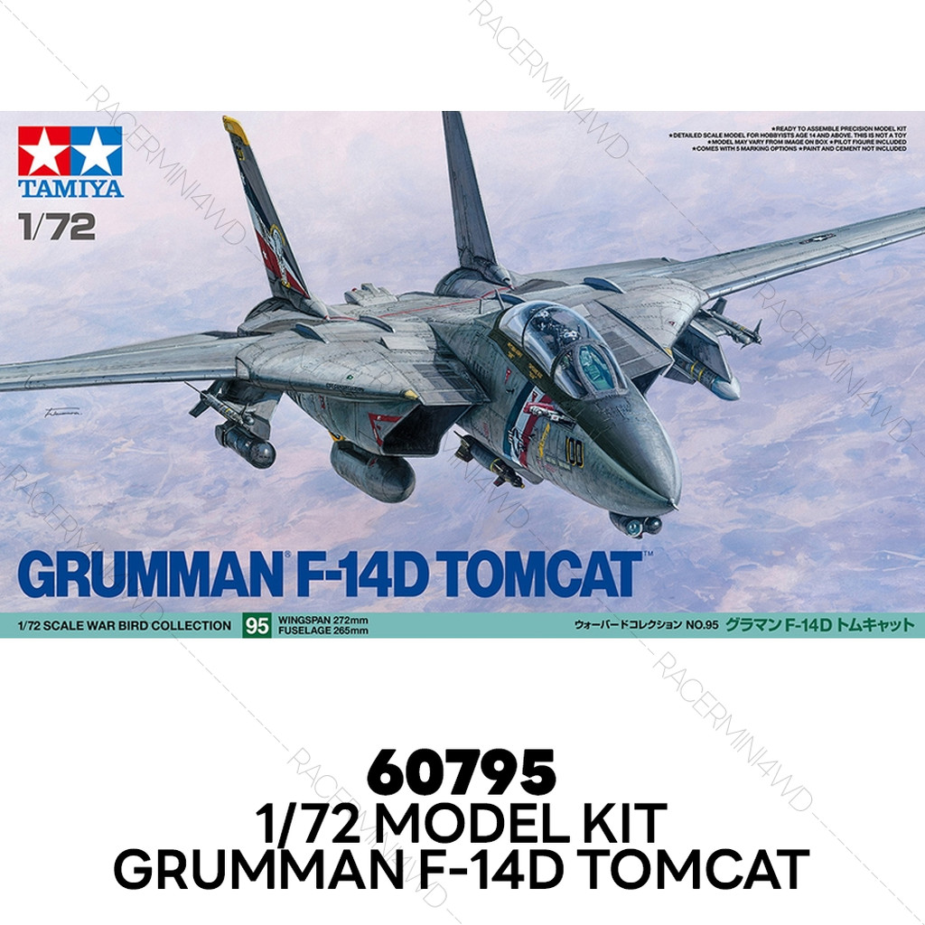TAMIYA 60795 1/72 Model Kit Grumman F-14D Tomcat
