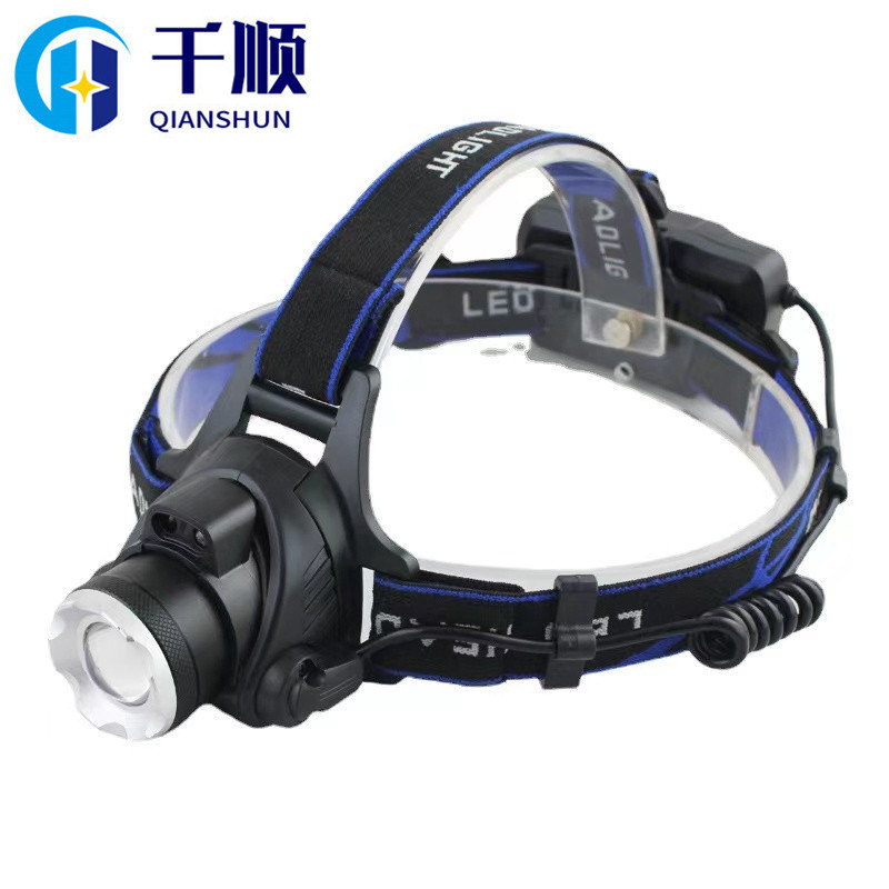 USB กลางแจ้งตกปลาตกปลา T6 Strong Light ไฟหน้า led ไฟหน้า q5 Miners โคมไฟชาร์จ Long-Range ซูม L2 ไฟหน