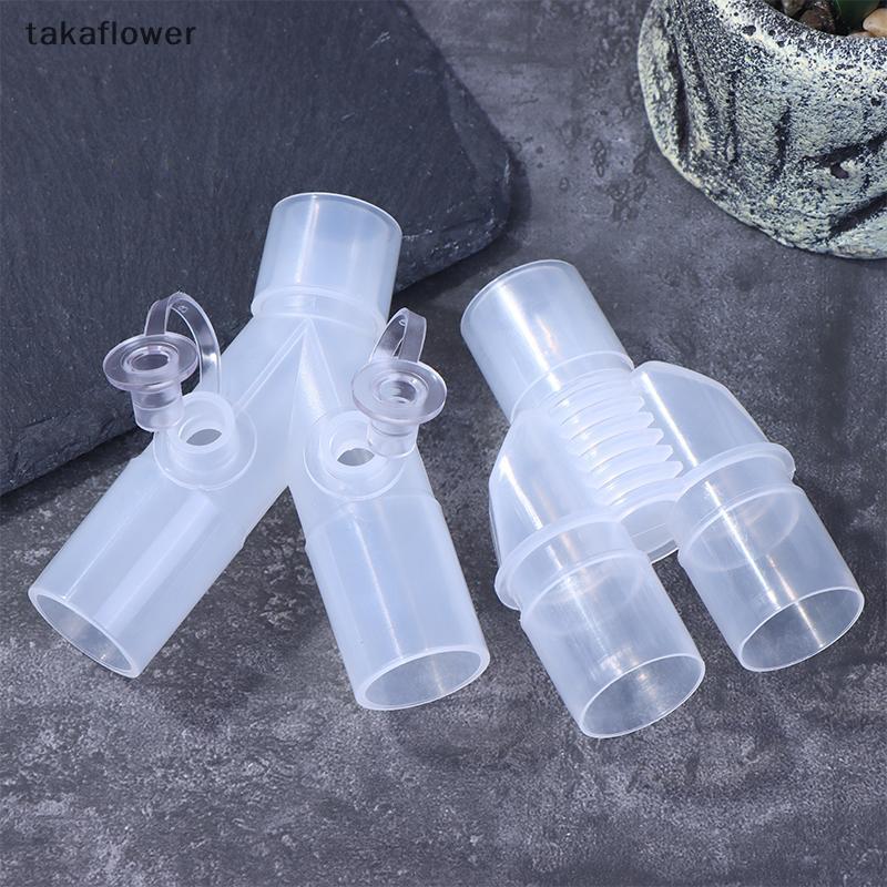 Takaflower 15 ถึง 22 มม.Anesthesia การหายใจวงจรลูกฟูก Y-รูปตัวเชื่อมต่อสามทางอุปกรณ์สัตวแพทย์ใหม่