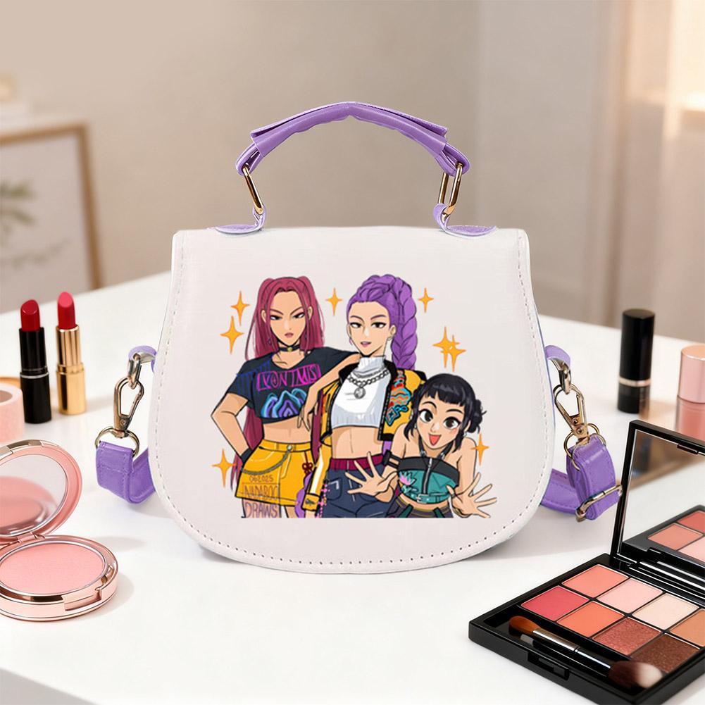 17 * 6.3 * 14.5 ซม.Kpop Demon Hunter กระเป๋าสะพายข้าง, กระเป๋า, เก็บเด็กเปลี่ยนน่ารัก J3y8