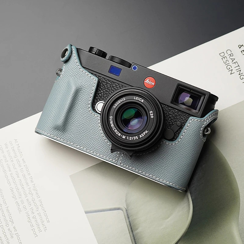 Mr.Stone สําหรับ Leica M11 colourful กล้องป้องกันกรณีกล้องบอดี้สูทกล้องสี Handmade หนัง