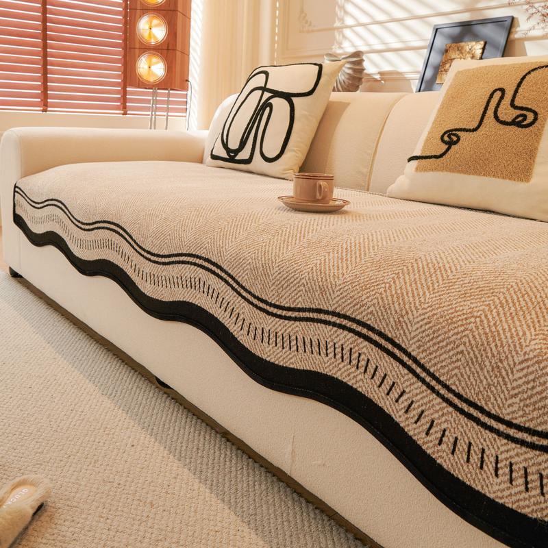 ขายร้อนโซฟาเบาะฤดูใบไม้ร่วงฤดูหนาวตุ๊กตา2025 สไตล์ใหม่ Four Seasons Universal Fixed Anti-slip Inline