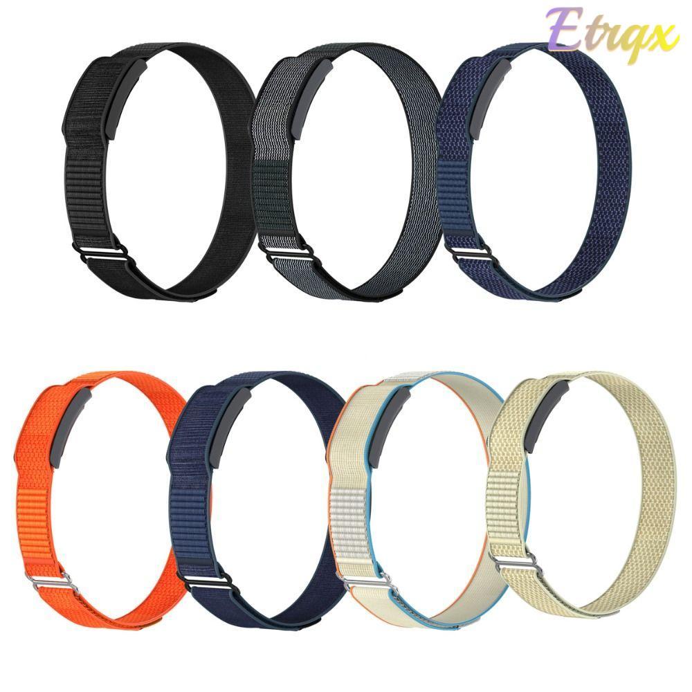 ETRQX Fitness Tracker Strap, Loop Design 22mm Sport Band, Adjustable Breathable Nylon Bicep Band สํา