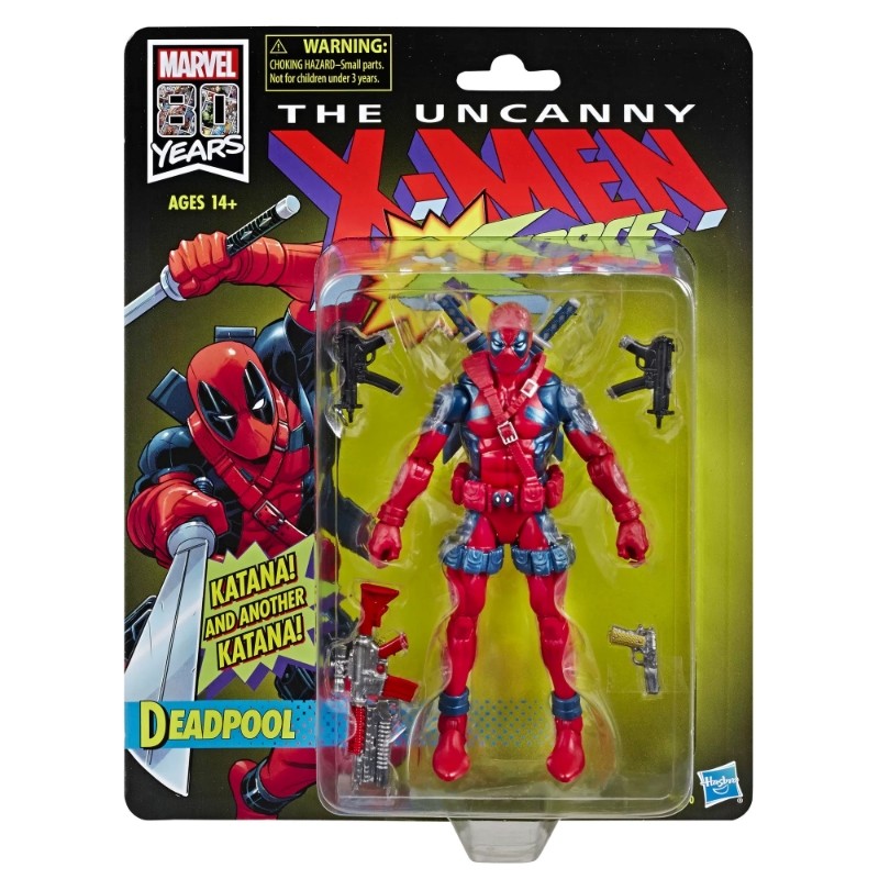 Hasbro Marvel Legend Series Retro Wall Card Deadpool 80th Anniversary Limited 1/12 Action Figure 正 3