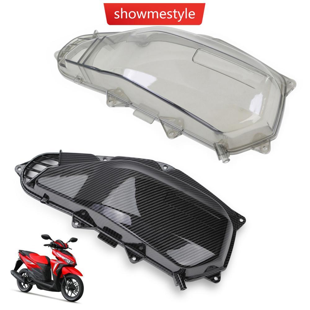 SES ฝาครอบกรองอากาศรถจักรยานยนต์คาร์บอนไฟเบอร์สําหรับ Honda Click 125/150 V2 Game Changer