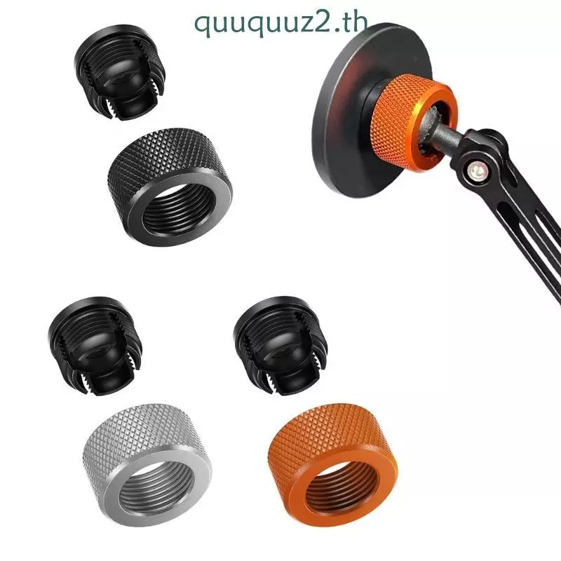Quu อลูมิเนียม 17 มม.หัว Nut และ ABS ฐานสกรูเกลียวสําหรับแท่นชาร์จแม่เหล็ก Vehicle Mount ที่วางโทรศัพท์อุปกรณ์เสริม