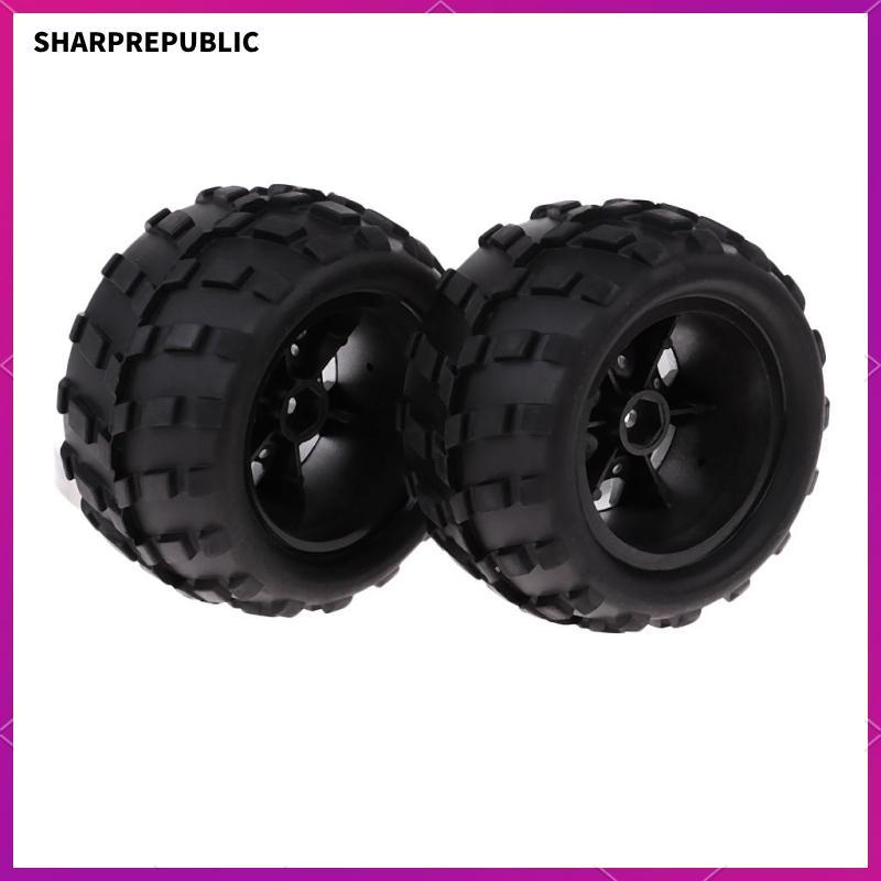 [Sharprepublic] RC 1/8 Monster Truck Tyre & Wheel Rims Set สําหรับ A979 A979-B A979-A (ชุด 4 ชิ้น)