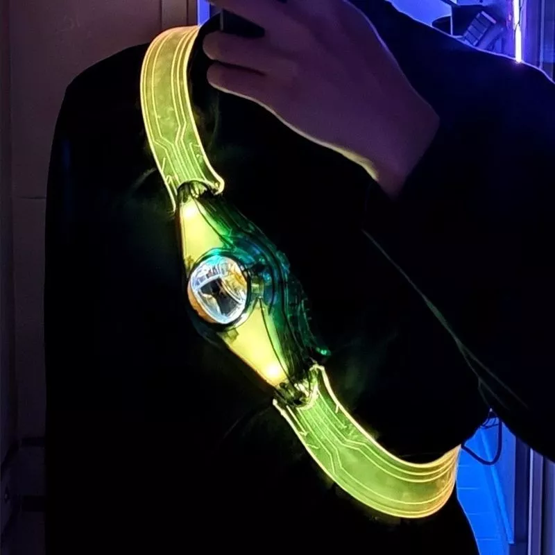 Kamen Rider ZZZ Kamen Rider ZZZ เข็มขัดดัดแปลงสูงโปร่งใส Luminous เข็มขัดเดี่ยวความยาว 25/28 ซม.Zez เข็มขัดดัดแปลง High Light Transmittance