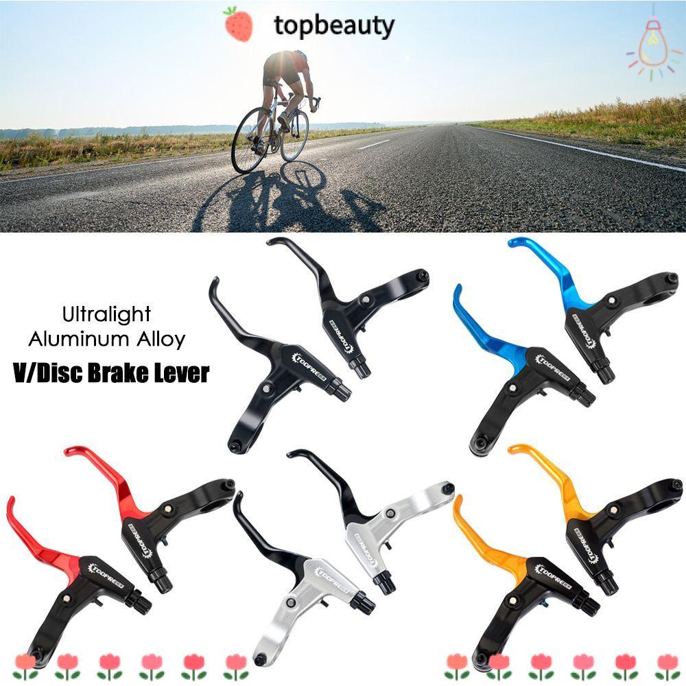Topbeauty BMX เบรคมือจับอลูมิเนียมอะไหล่จักรยานชุดดิสก์เบรก V/Disc เบรคคันโยก