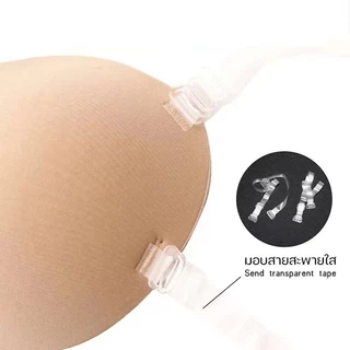 🍬 บราปีกนก3D👙 ฟองน้ําเสริมหน้าอก 0.5-5 cm. ติดแน่น อกชิด กันน้ำกันเหงื่อ กาวเหนียว บราปีกนกตะขอหน้า