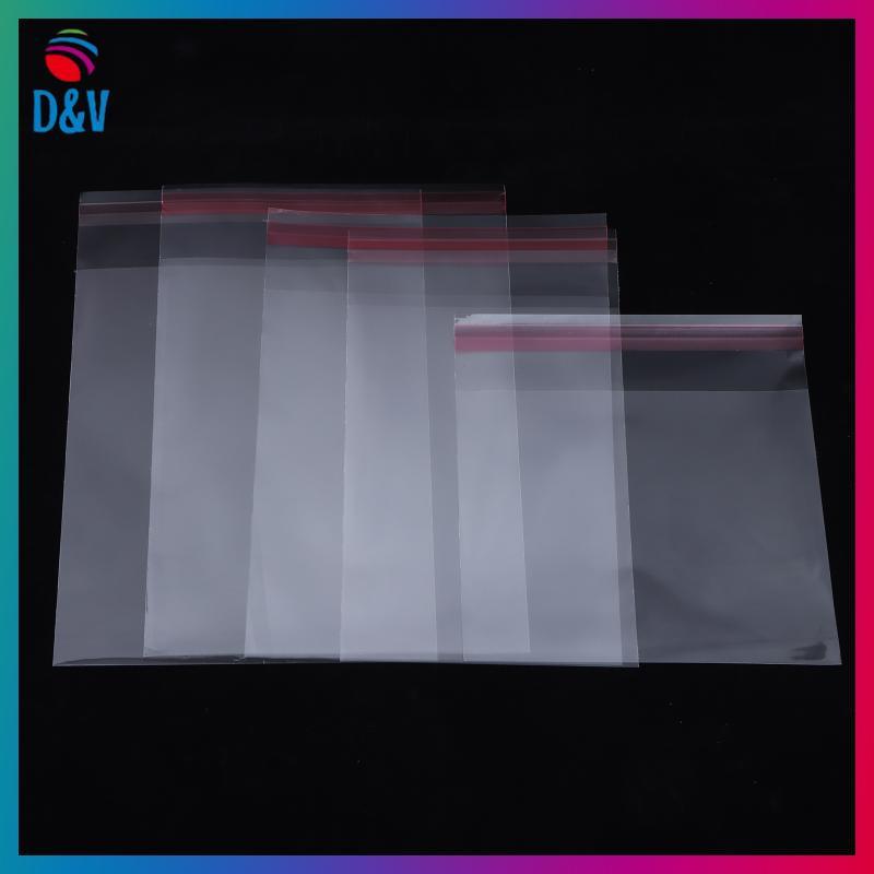 D&V 100PCS Self-Adhesive กระเป๋าสําหรับ PS1 PS2 PS3 PS4 PS5 Xbox360 One NS NDS WII กล่องเกมกันฝุ่น M