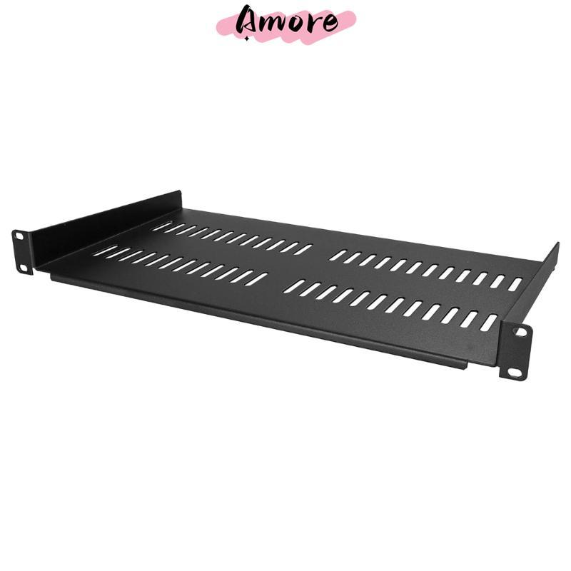 Amore 1U Server Rack ชั้นวางสําหรับ 19 อุปกรณ์ Rack ตู้ Vented Cantilever ถาด