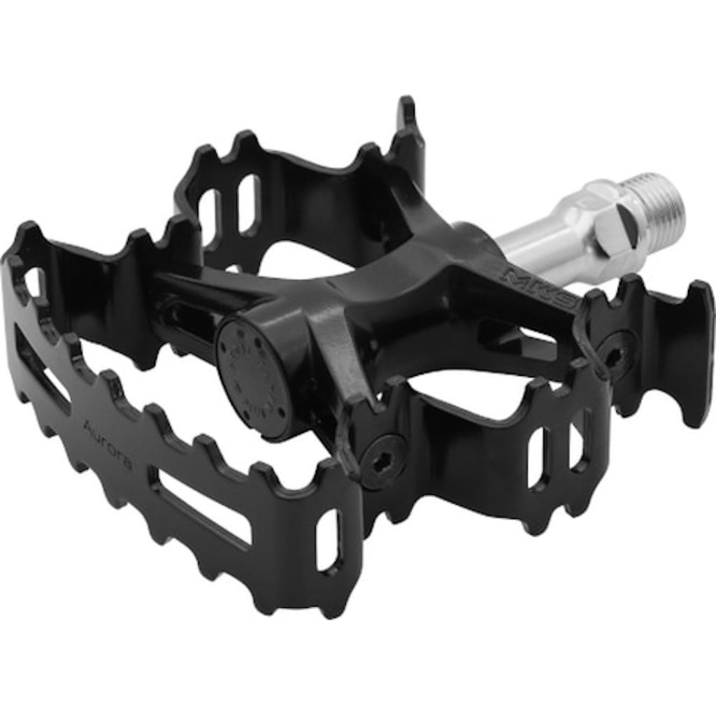 Mikashima Aurora Black Pedal Set for Bicycles