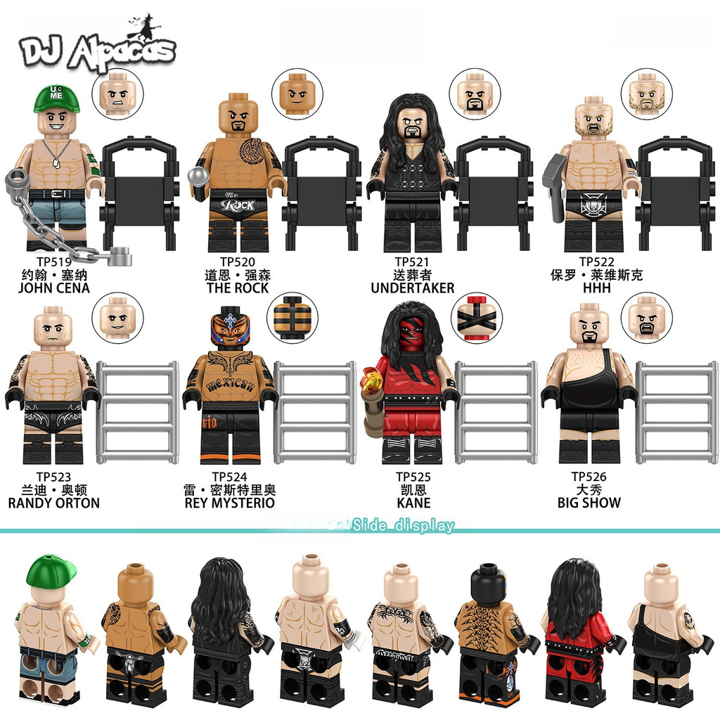 มินิฟิกเกอร์ร็อคของเล่น Undertaker Kane Cena ตุ๊กตาสะสม