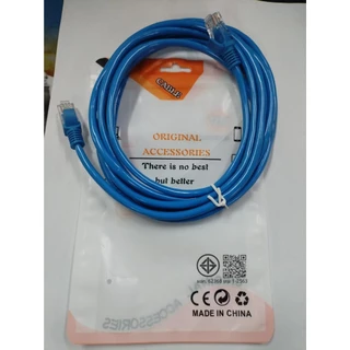 สาย LAN ความเร็วสูง CAT6 RJ45 ความยาว 3/5/10/20/30/50 เมตร ขั้วต่อ 8P8C ชุบทอง ทองแดง 23AWG พร้อมสายรัดเคเบิล เหมาะสำหรับใช้ในบ้านและสำนักงาน จัดส่งจากประเทศไทย