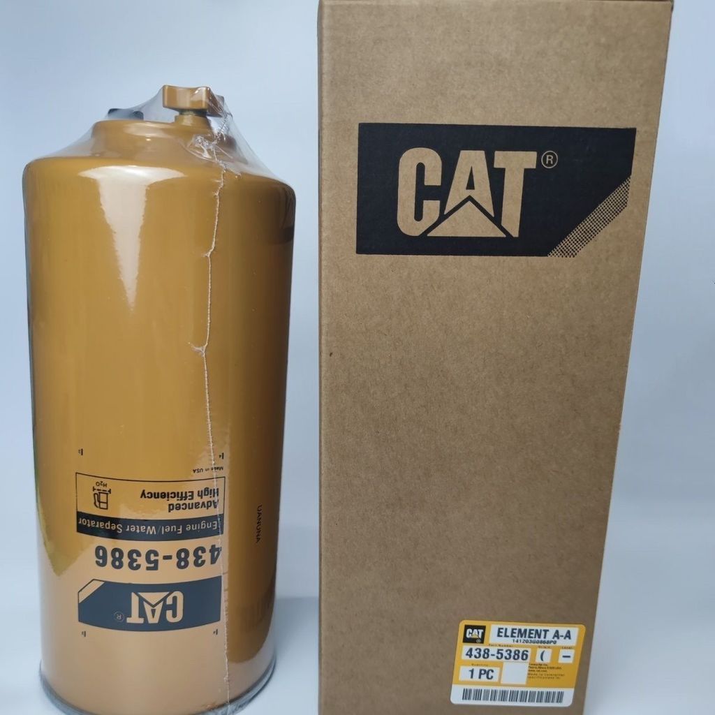 ตัวกรองแยกน้ำมันและน้ำ 438-5386 สำหรับรถขุด CAT 320, 313, 312, 323D2 อะไหล่แท้
