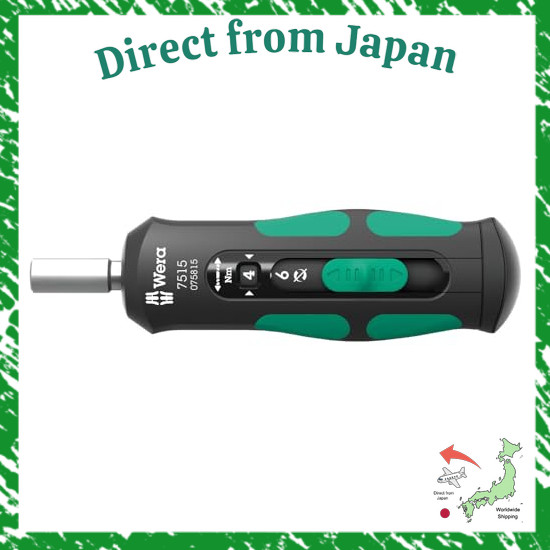 Direct From Japan Wera (Vera) 05075810001 | 7510 Kraftform Torque Screwdriver Speed Torque Wrench, 1