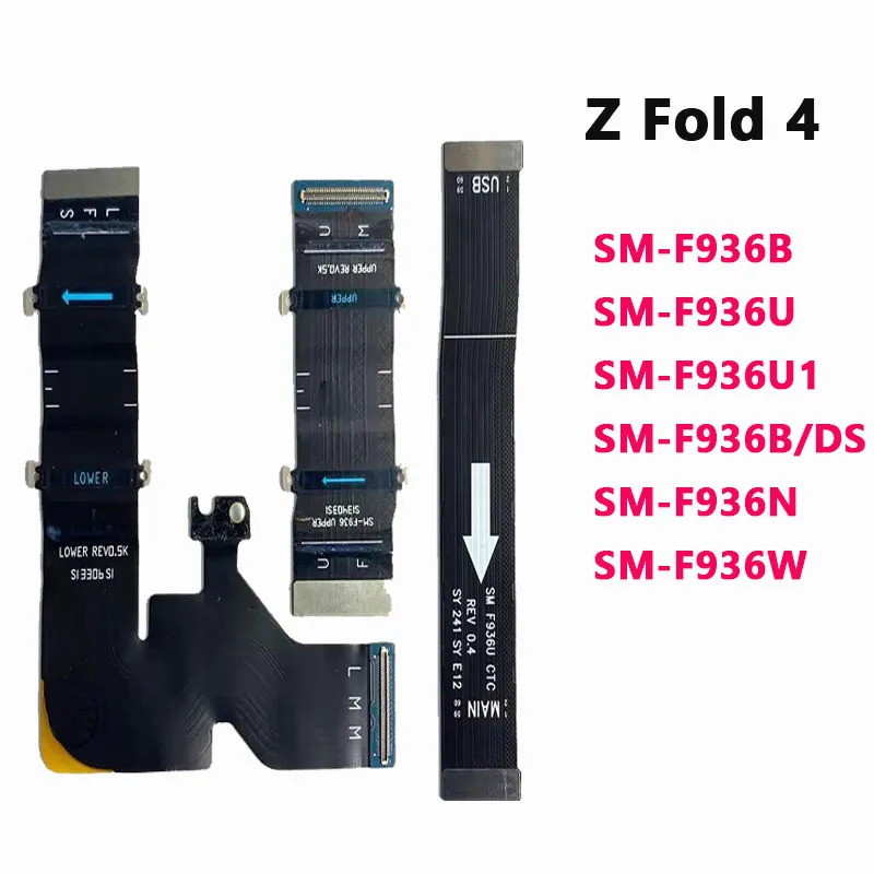 Spin แกน Flex บานพับสําหรับ Samsung Z พับ 4 F936 F936B F936U F936N F936W F936U1 หลัก LCD Connector R