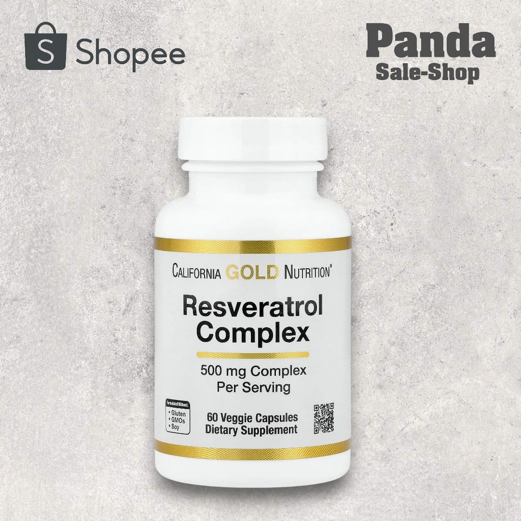 California Gold Nutrition, Resveratrol Complex with Grape Seed Extract, Red Wine Extract, and trans-Resveratrol,