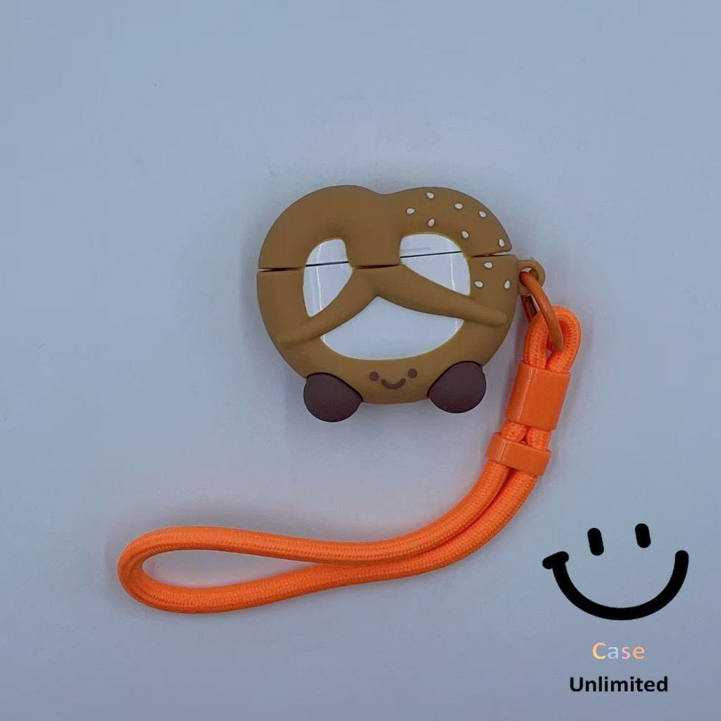 สําหรับ GOOJODOQ J201 J206 J228 J229 เคส Case เคสหูฟังและลานรูปแบบขนมปังสร้างสรรค์