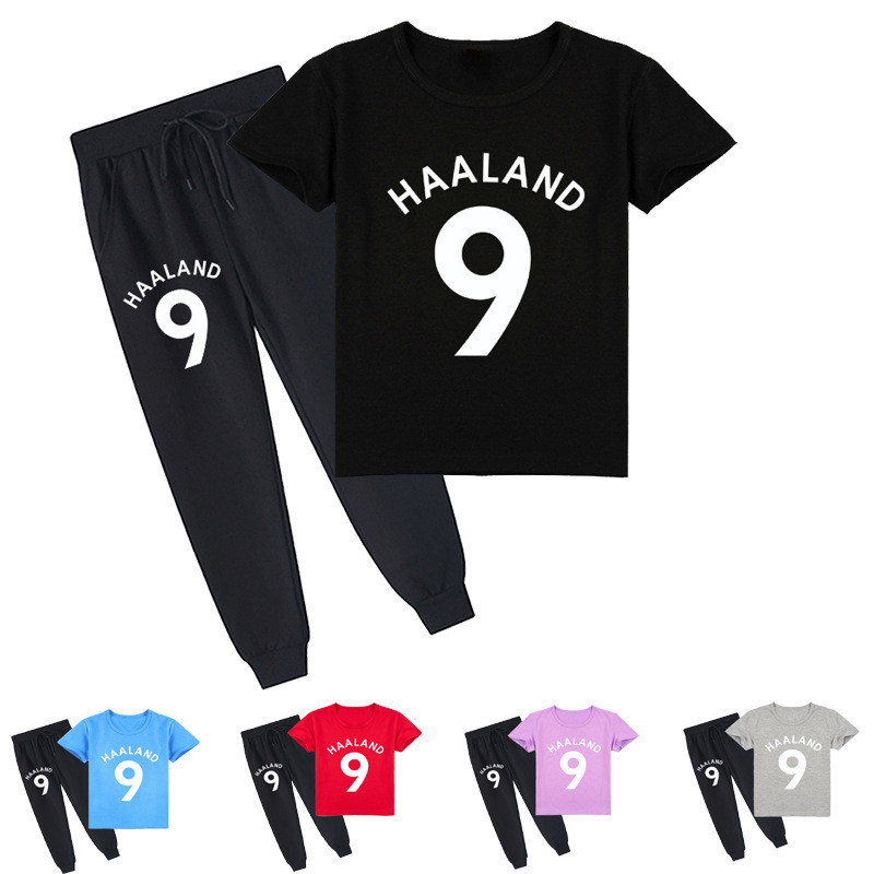 เสื้อยืดและกางเกงเด็ก สไตล์ Garten และHaaland Banban แขนสั้น