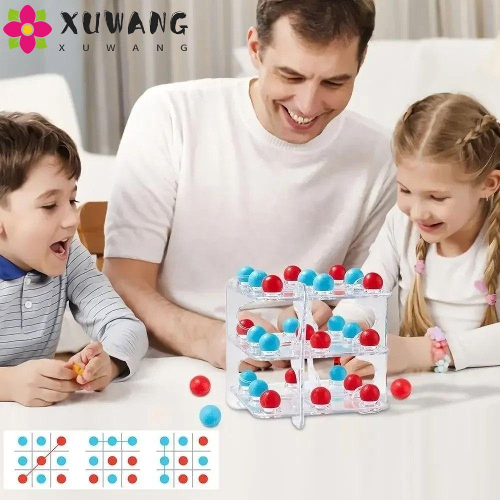 QUENTIN 3D TIC-TAC-TOE เกม,ของเล่นเพื่อการศึกษาตารางเกมกระดานหมากรุกแบบโต้ตอบของเล่น,ตลก 3D Squares 