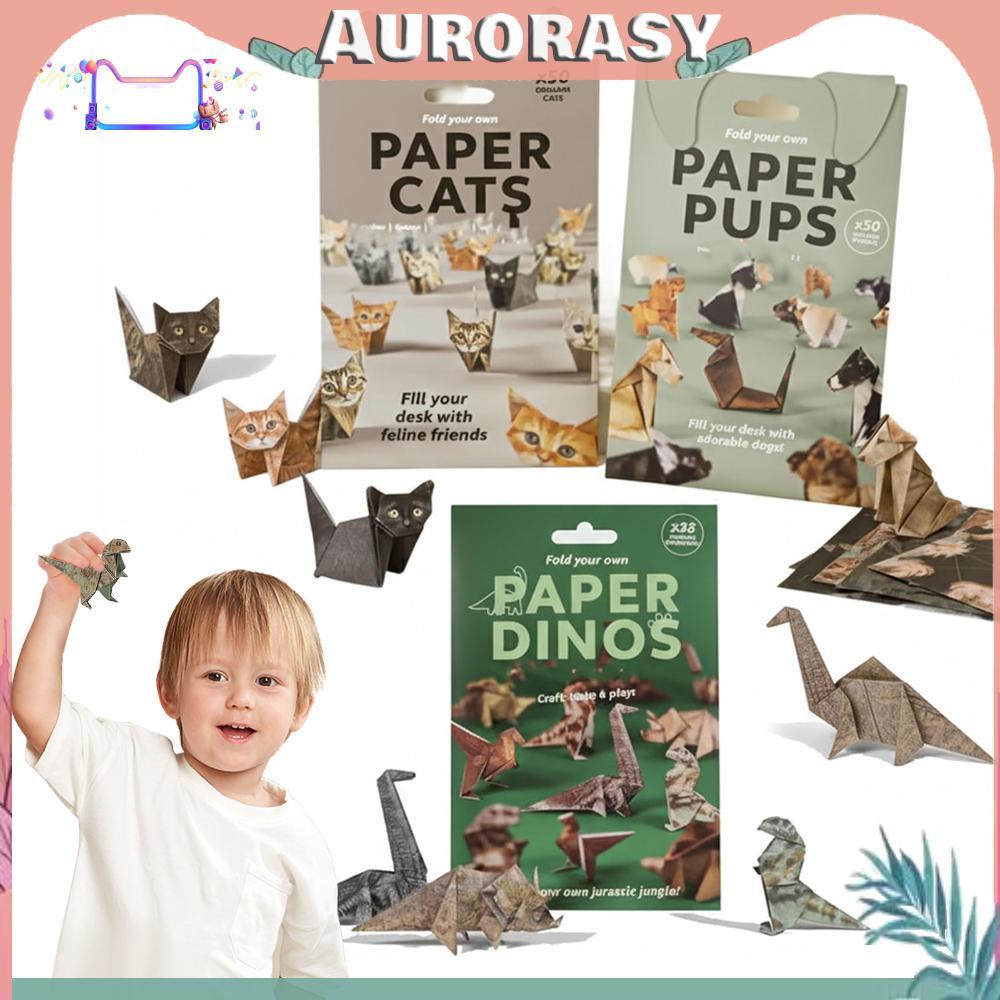 DIY Origami กระดาษ DIY กระดาษ Origami ชุด Origami Papercraft Kit สําหรับผู้ใหญ่เด็กโต๊ะตกแต่งของขวัญ