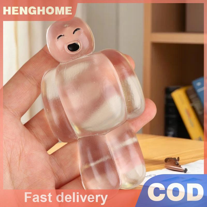 [HENGHOME] Bubble Pop Fidget Toy Squeeze Sensory Robot Popper Anti-Anxiety Toy สําหรับผู้ใหญ่เด็ก AS