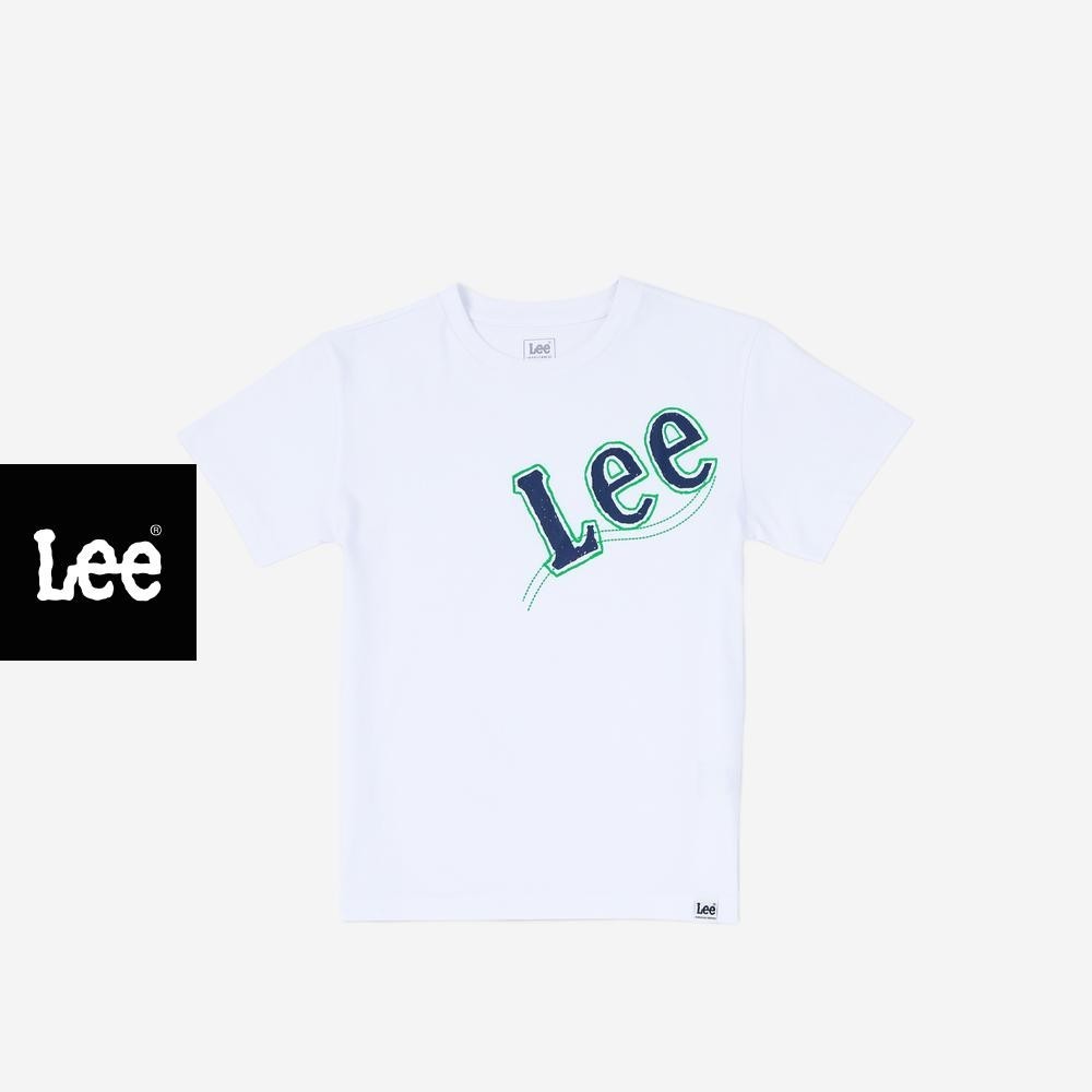 LEE KIDS เสื้อยืดแขนสั้นเด็กผู้ชาย / เด็กผู้หญิง รุ่น LK S525UTSSF10 สีขาว