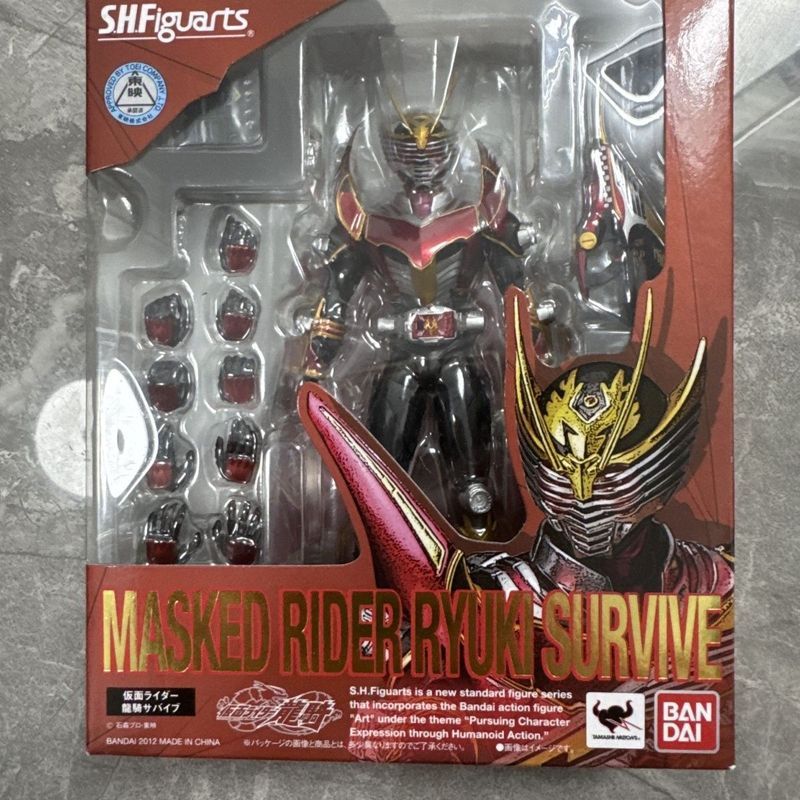 ใหม่ล่าสุด Bandai SHF Bandai Kamen Rider RYUKI Dragon Rider Fire Survival Form Final Form