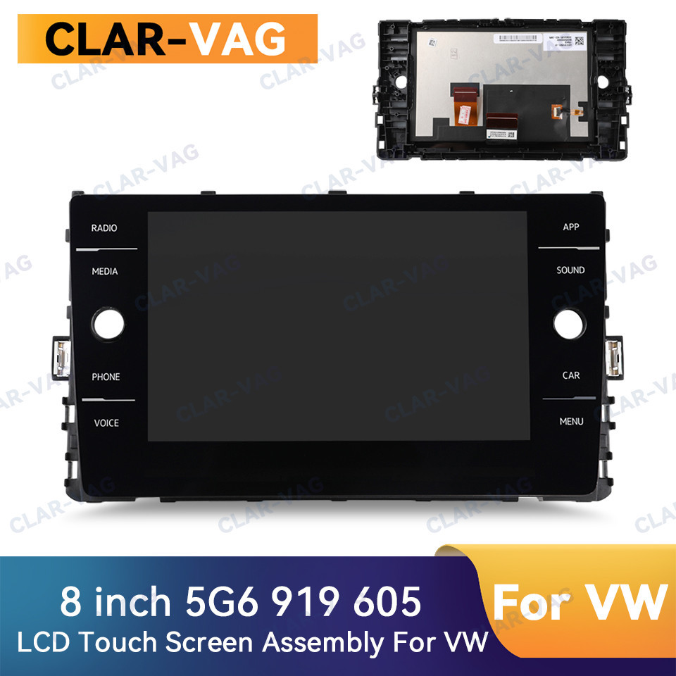 Original New Discovery Media หน้าจอ 8 นิ้ว Front Touch APP Control Display 5G6919605 สําหรับ VW MK7 