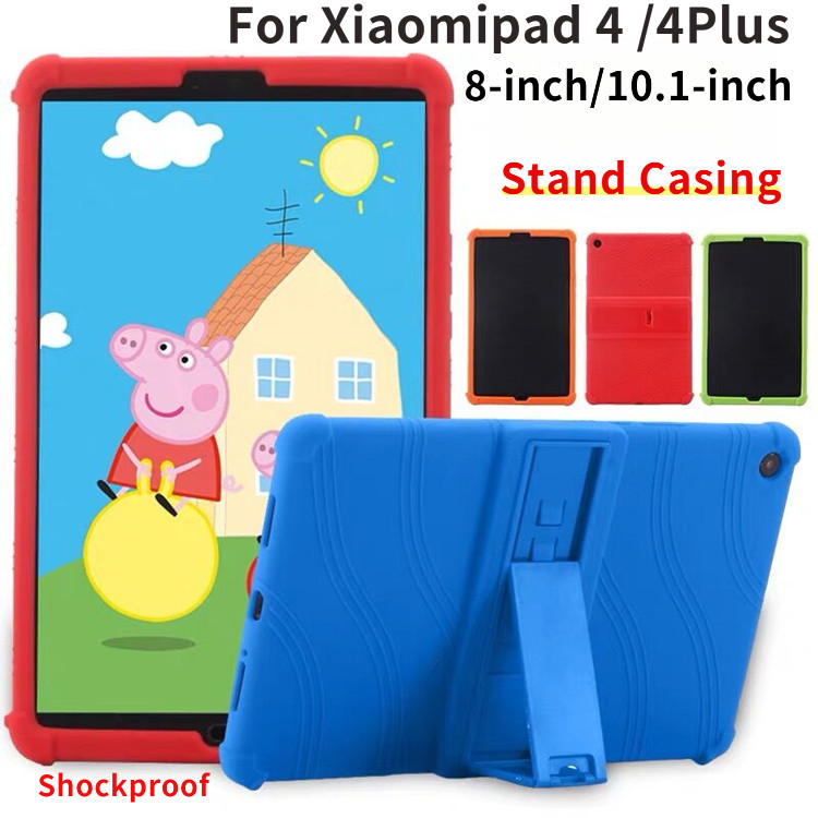 ปลอกสําหรับ Xiaomi Pad 4 plus 10.1"Mi Pad 4 8 นิ้วกันกระแทก M1806D9W M1806D9E M1806D9PE พร้อมขาตั้งซ