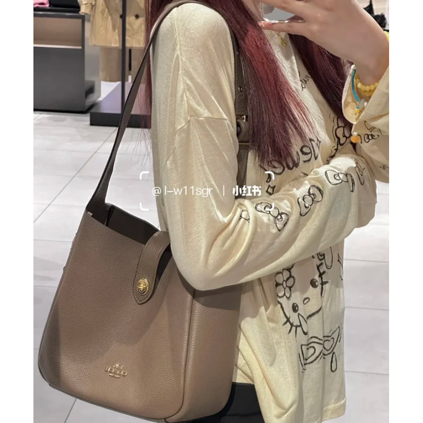 [Old Fairy] Coach Hadley Coach Hadley Elephant Grey Lychee Grain Cowhide Hadley Olay Edition New Sty