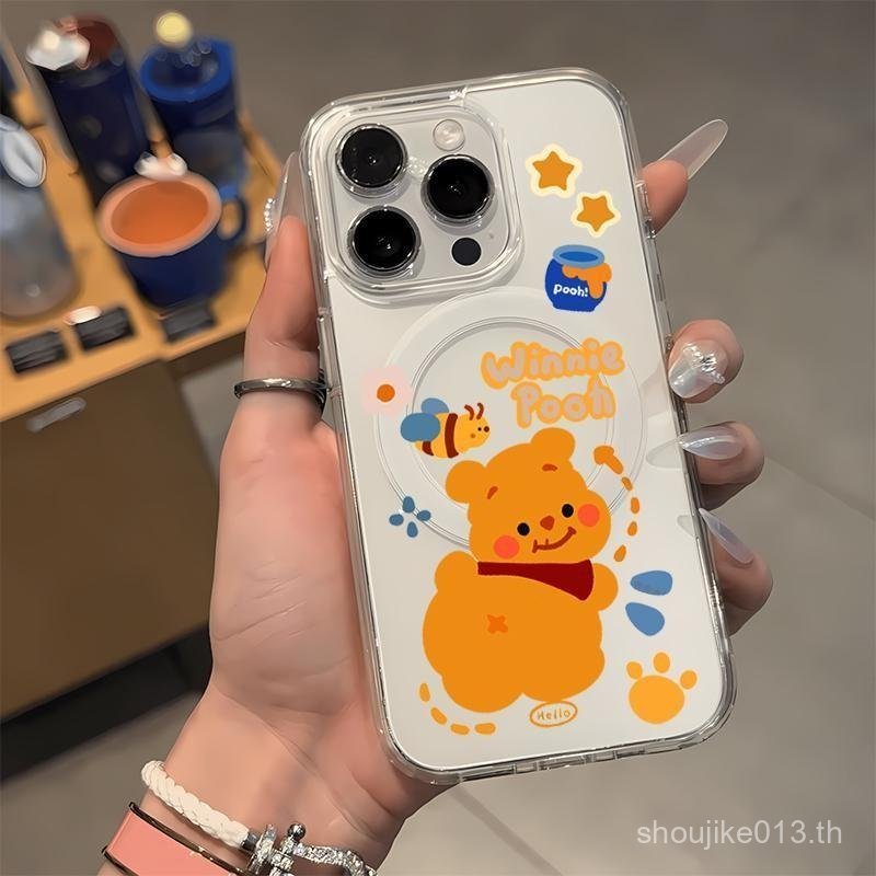 SAMSUNG น่ารักวินนี่เดอะพูห์การ์ตูนสําหรับSamsung A35 A06 A55 A54 A23 10PLUS A14 A15 A36 A16 20ULTRA