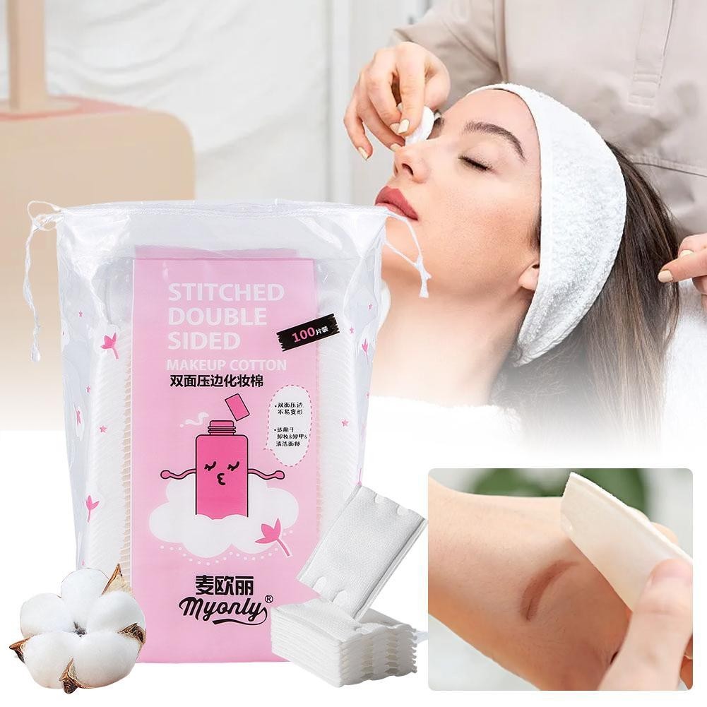 50/100/เครื่องสําอางผ้าฝ้ายหนาสามชั้นผ้าฝ้ายกดผ้าฝ้ายเครื่องมือขอบ L3k0