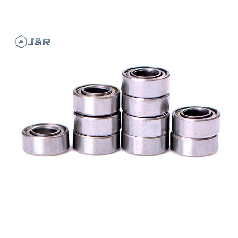 J&R> 10 ชิ้น MR105ZZ L-1050 MR105 แบริ่งบอลร่องลึก 5x10x4 มม.miniatureMR105ZZ แบริ่ง ABEC-1