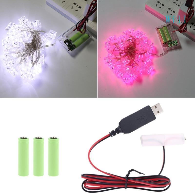 จะกําจัดสายเคเบิลพร้อมตัวแปลง Type-C USB หรืออินพุต Type-C 5V2A Dummy-แบตเตอรี่เอาต์พุต 1 5V 3V 4 5V