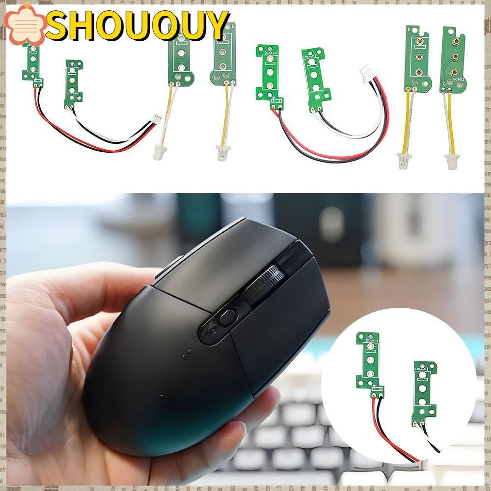 SHOOUHY เมาส์ปุ่มบอร์ด, Professional Repairing Mouse Micro Switch, DIY อะไหล่ Hot-swap เมาส์เมนบอร์ด